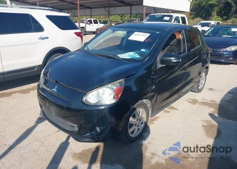 2015 Mitsubishi Mirage Es z USA, uszkodzony, nr VIN ML32A4HJ3FH054920